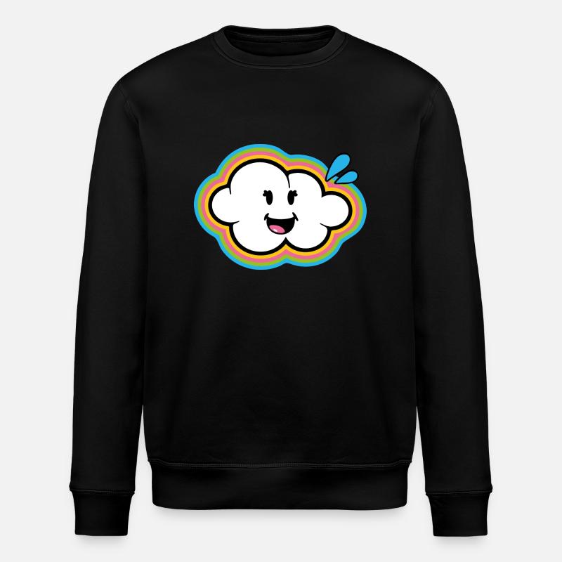 Smiley Kawaii Cloud - Sweat bio ROLLER Stanley/Stella Unisexe - noir
