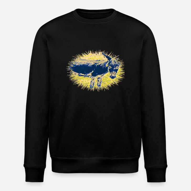 Esel - Stanley/Stella Unisex Bio-Sweatshirt ROLLER - Schwarz