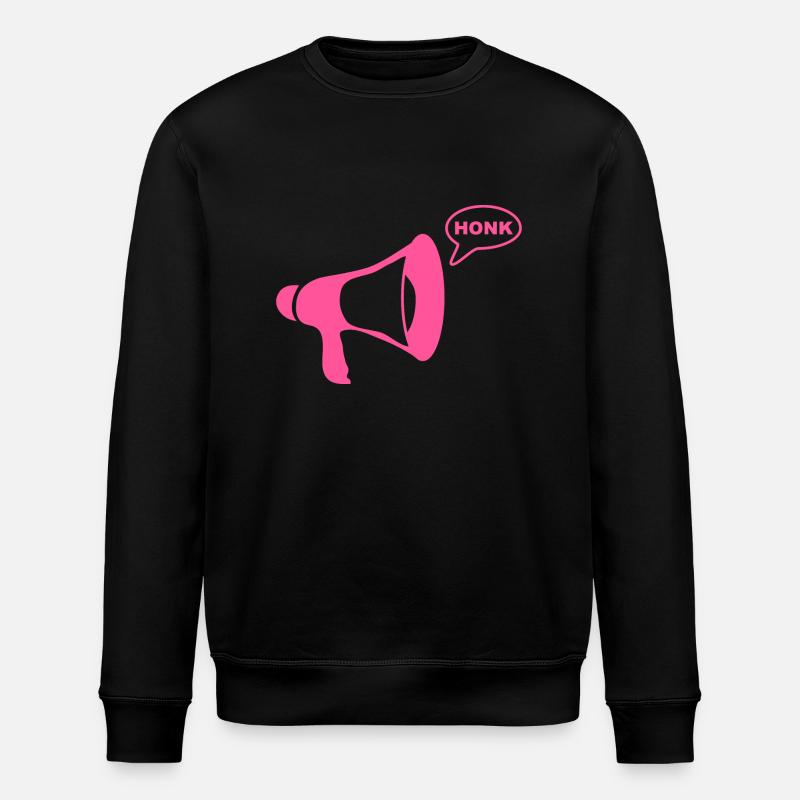 honk megafon - Stanley/Stella Unisex Bio-Sweatshirt ROLLER - Schwarz
