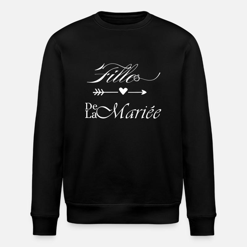 Fille de la mariée - Sweat bio ROLLER Stanley/Stella Unisexe - noir