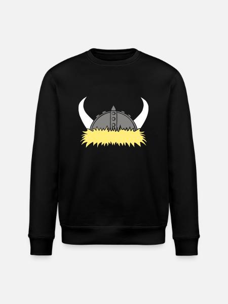 Viking helmet - Stanley/Stella ROLLER Unisex Organic Sweatshirt - black