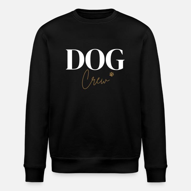 Dog Crew - Stanley/Stella Unisex Bio-Sweatshirt ROLLER - Schwarz