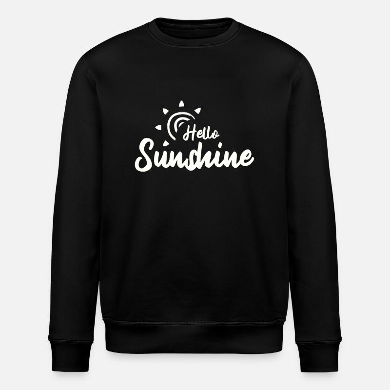 Hello Sunshine - Stanley/Stella Unisex Bio-Sweatshirt ROLLER - Schwarz