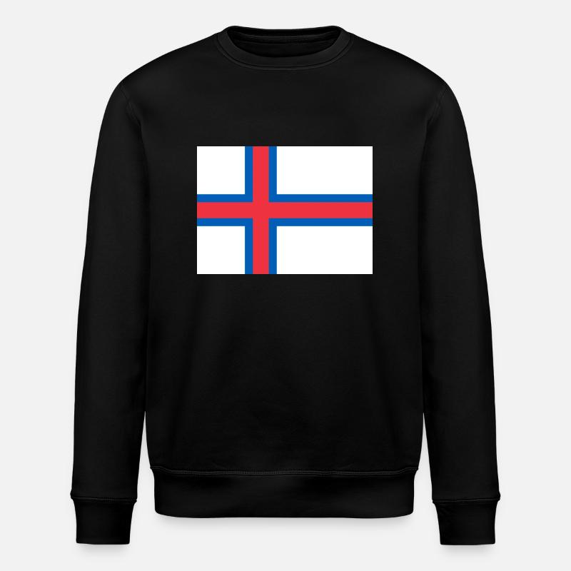 Färöer Inseln - Stanley/Stella Unisex Bio-Sweatshirt ROLLER - Schwarz