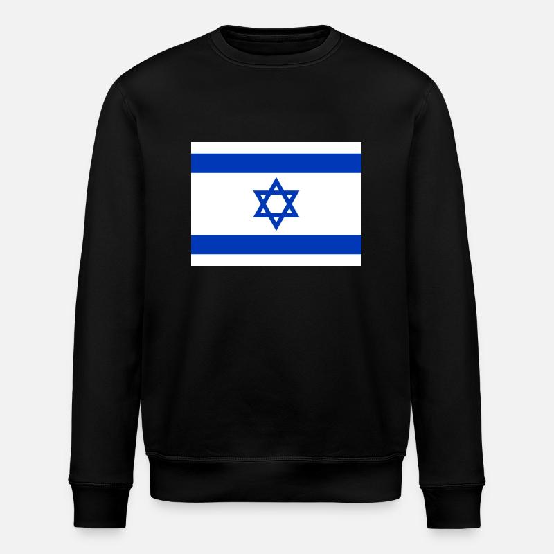 Israel - Stanley/Stella Unisex Bio-Sweatshirt ROLLER - Schwarz