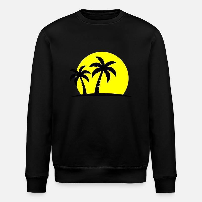 Palm Tree Beach Sunset Holiday - Sweat bio ROLLER Stanley/Stella Unisexe - noir