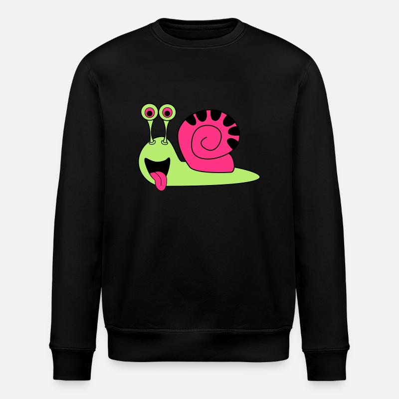 schnecke - Stanley/Stella Unisex Bio-Sweatshirt ROLLER - Schwarz