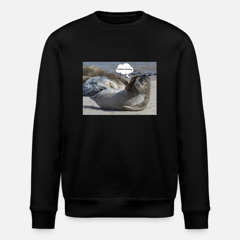 Robbe - Stanley/Stella Unisex Bio-Sweatshirt ROLLER - Schwarz