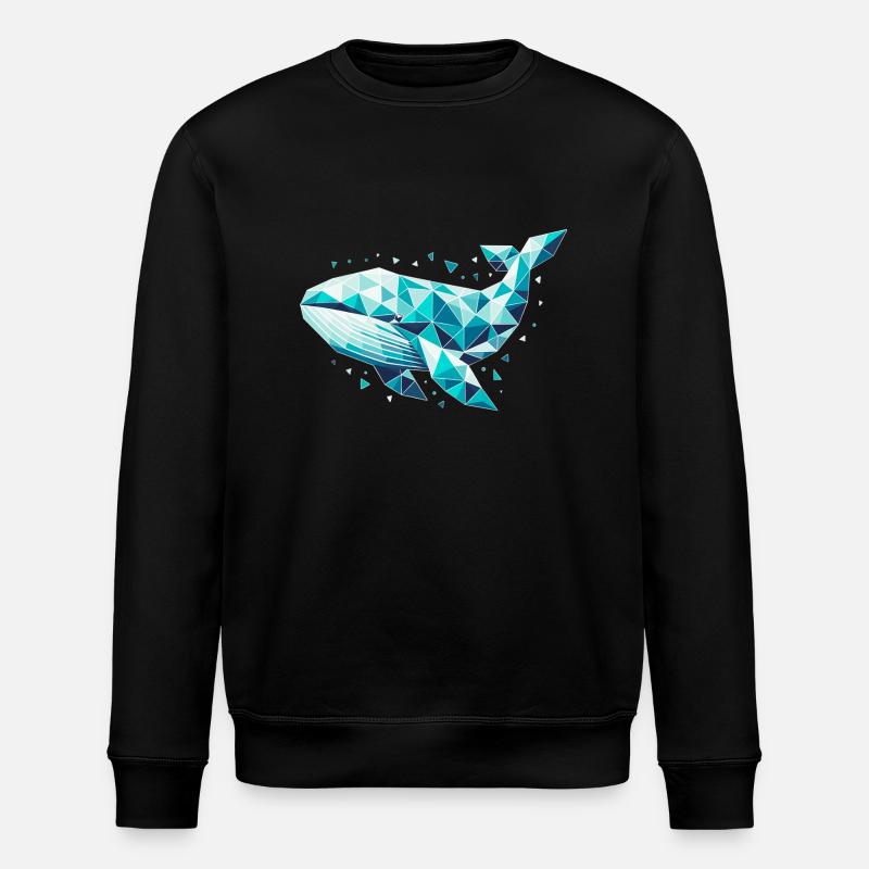 Baleine // baleine - Sweat bio ROLLER Stanley/Stella Unisexe - noir