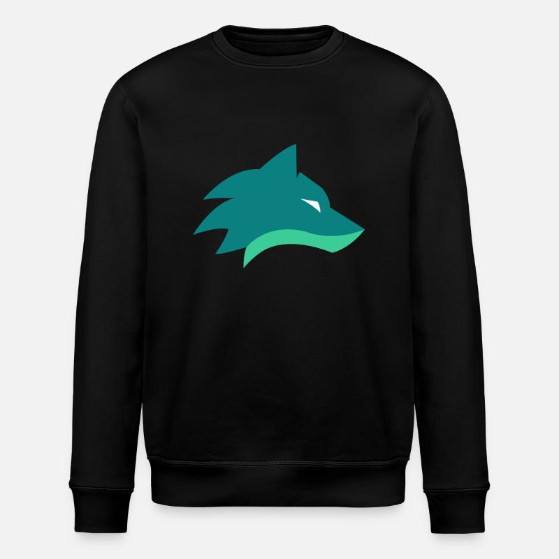 Wolf Logo - Stanley/Stella ROLLER Unisex Organic Sweatshirt - black