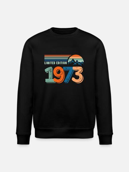Limited edition 1973 - Stanley/Stella ROLLER Unisex Organic Sweatshirt - black