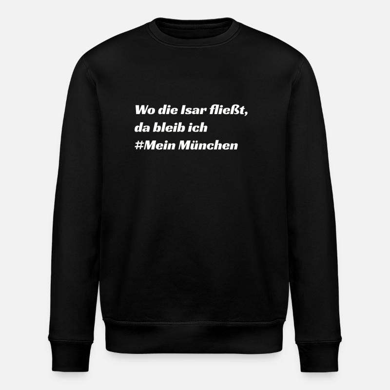 Munich - Stanley/Stella Unisex Bio-Sweatshirt ROLLER - Schwarz