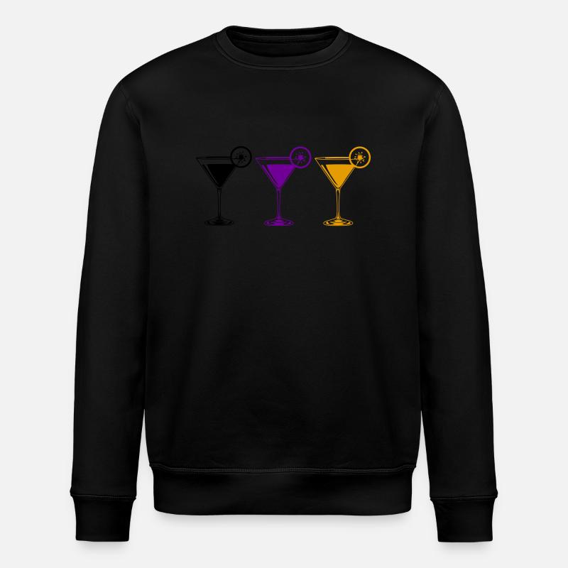 cocktails - Stanley/Stella Unisex Bio-Sweatshirt ROLLER - Schwarz