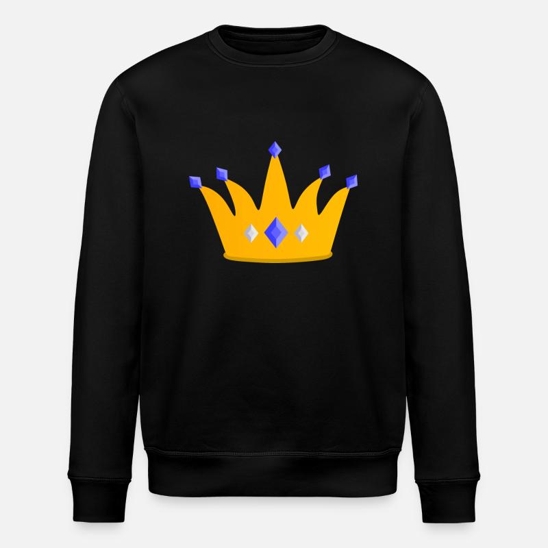 Crown - Stanley/Stella ROLLER Unisex Organic Sweatshirt - black