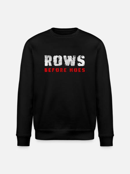 rowing machine athlete body sculling - Stanley/Stella ROLLER Unisex Organic Sweatshirt - black