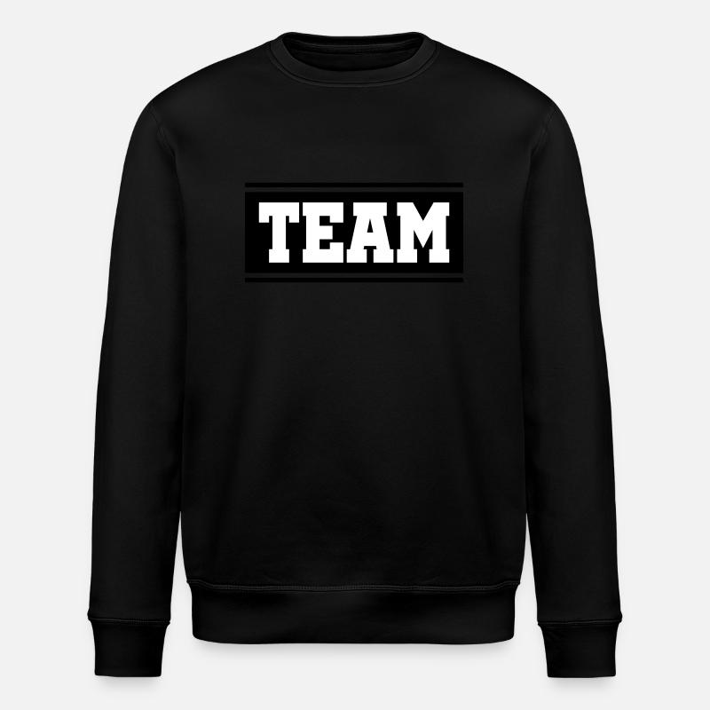 Team Mannschaft - Stanley/Stella ROLLER Unisex Organic Sweatshirt - black