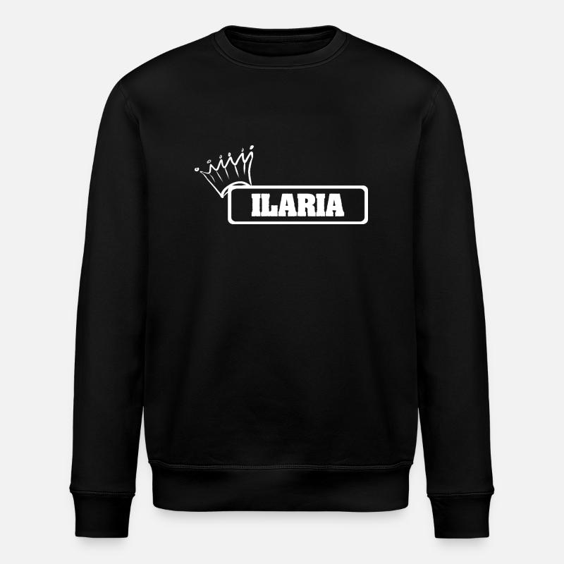 Ilaria als Krone - Stanley/Stella Unisex Bio-Sweatshirt ROLLER - Schwarz