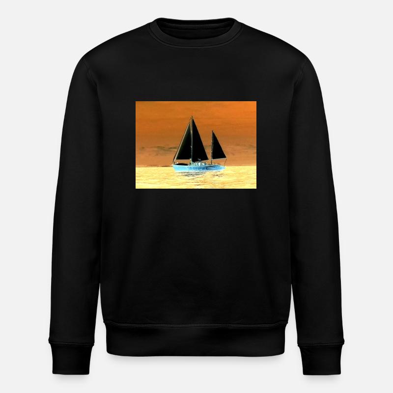 Ho bateau - Sweat bio ROLLER Stanley/Stella Unisexe - noir