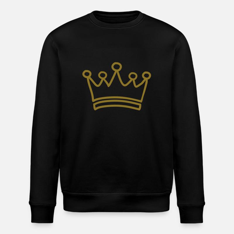 Crown - Stanley/Stella ROLLER Unisex Organic Sweatshirt - black