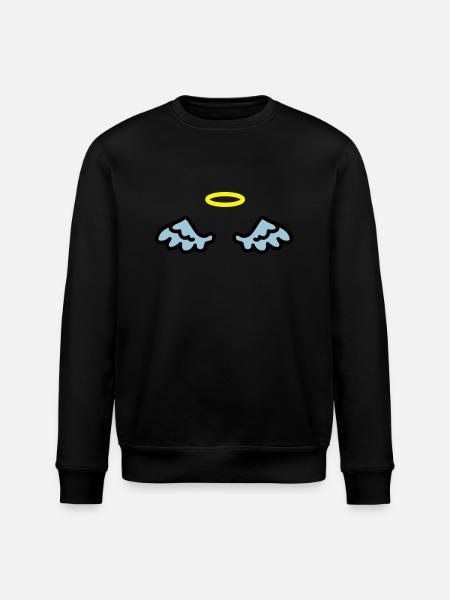 Ailes d'ange - Sweat bio ROLLER Stanley/Stella Unisexe - noir