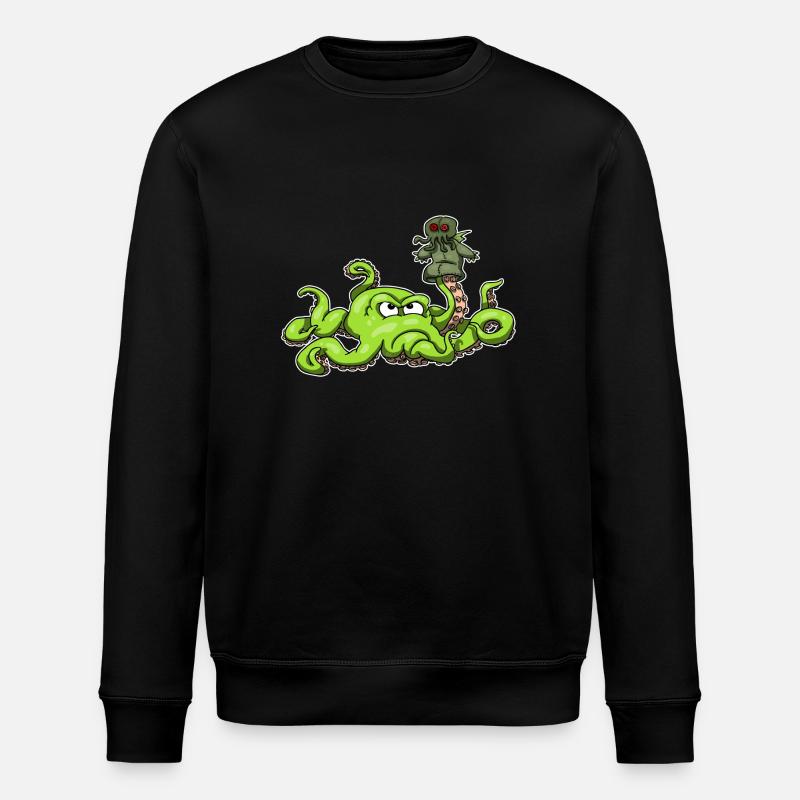 Krake - Stanley/Stella Unisex Bio-Sweatshirt ROLLER - Schwarz
