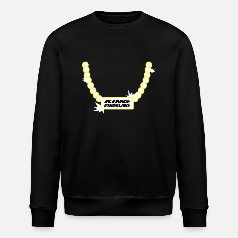 king dingeling - Stanley/Stella Unisex Bio-Sweatshirt ROLLER - Schwarz
