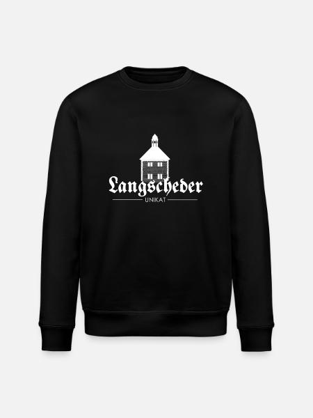 Langscheder Unikat - Stanley/Stella Unisex Bio-Sweatshirt ROLLER - Schwarz