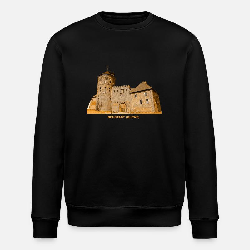 Neustadt Glewe Burg Mecklembourg-Poméranie-Occidentale - Sweat bio ROLLER Stanley/Stella Unisexe - noir