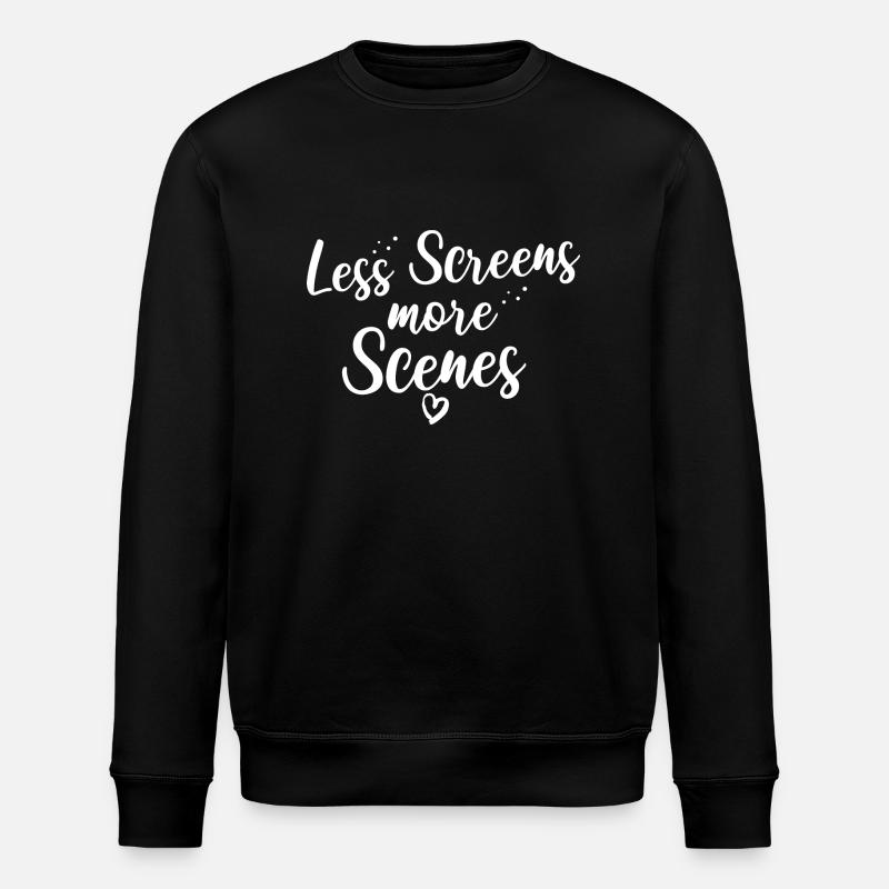 Plus de vie, moins de travail : vivez l’instant présent ! - Sweat bio ROLLER Stanley/Stella Unisexe - noir