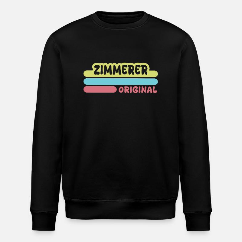 First name Zimmerer - Stanley/Stella ROLLER Unisex Organic Sweatshirt - black