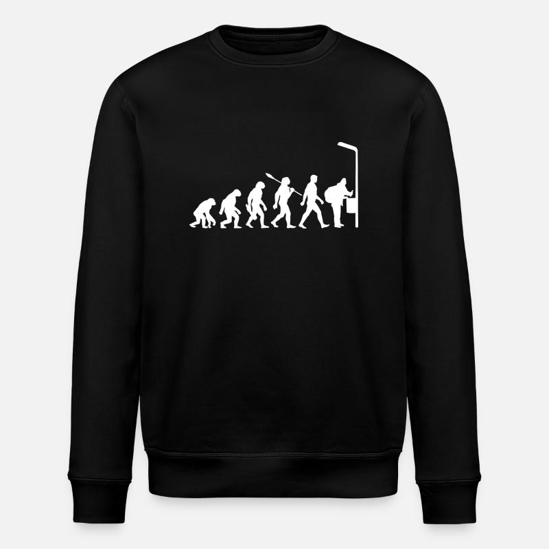 Evolution - Flaschen sammeln - Armut - Stanley/Stella Unisex Bio-Sweatshirt ROLLER - Schwarz