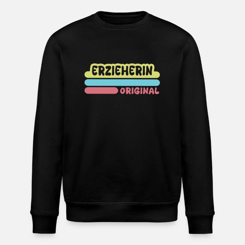 Erzieherin - Stanley/Stella Unisex Bio-Sweatshirt ROLLER - Schwarz