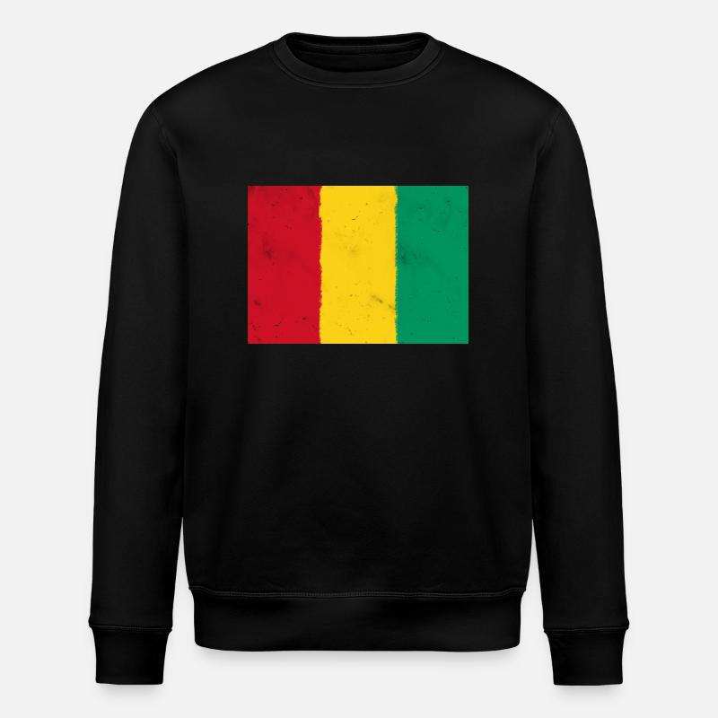 Drapeau de la Guinée - Guinée - Sweat bio ROLLER Stanley/Stella Unisexe - noir