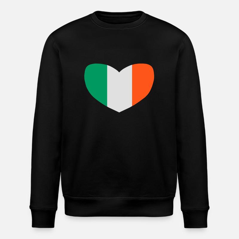 j'aime l'irlande - Sweat bio ROLLER Stanley/Stella Unisexe - noir