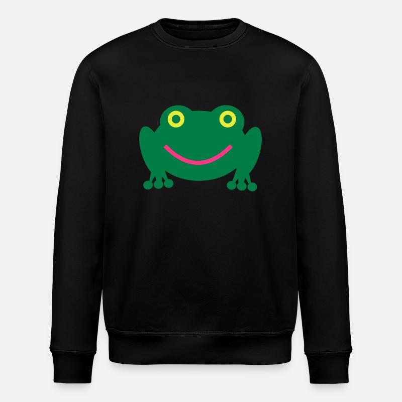 Frosch - Stanley/Stella Unisex Bio-Sweatshirt ROLLER - Schwarz