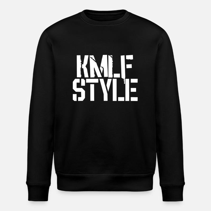 KMLF-STYLE-Weiß - Stanley/Stella Unisex Bio-Sweatshirt ROLLER - Schwarz