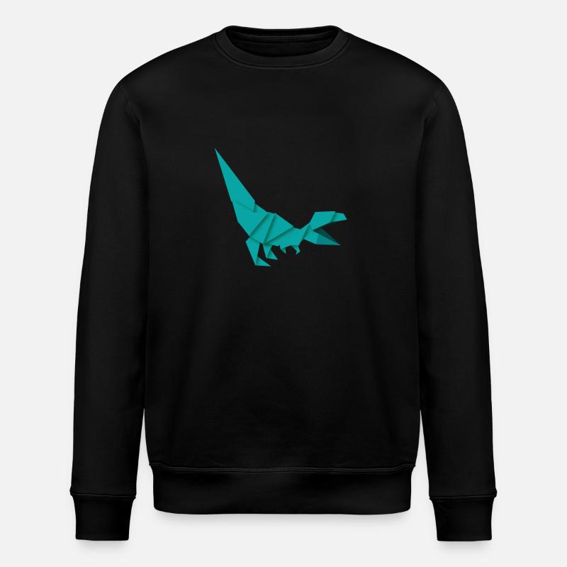 Dinosaurier - Stanley/Stella Unisex Bio-Sweatshirt ROLLER - Schwarz