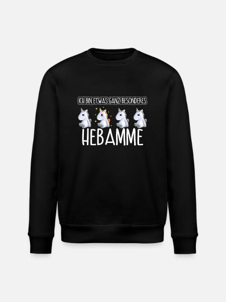 HEBAMME - Toll - Stanley/Stella Unisex Bio-Sweatshirt ROLLER - Schwarz