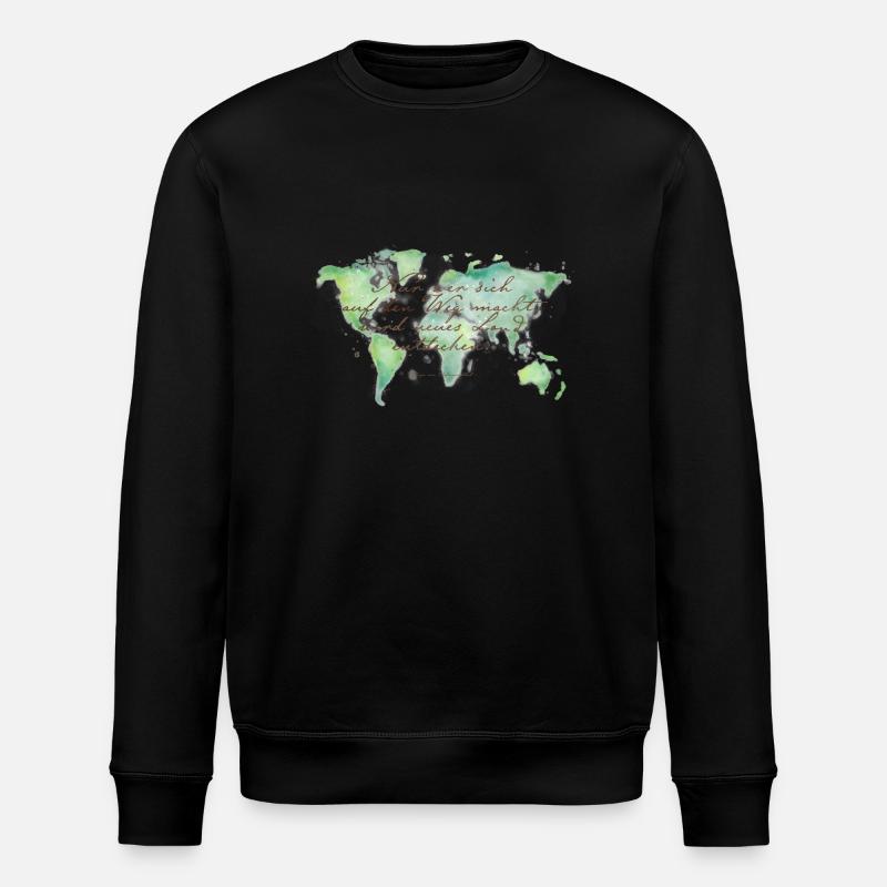Land entdecken - Stanley/Stella Unisex Bio-Sweatshirt ROLLER - Schwarz