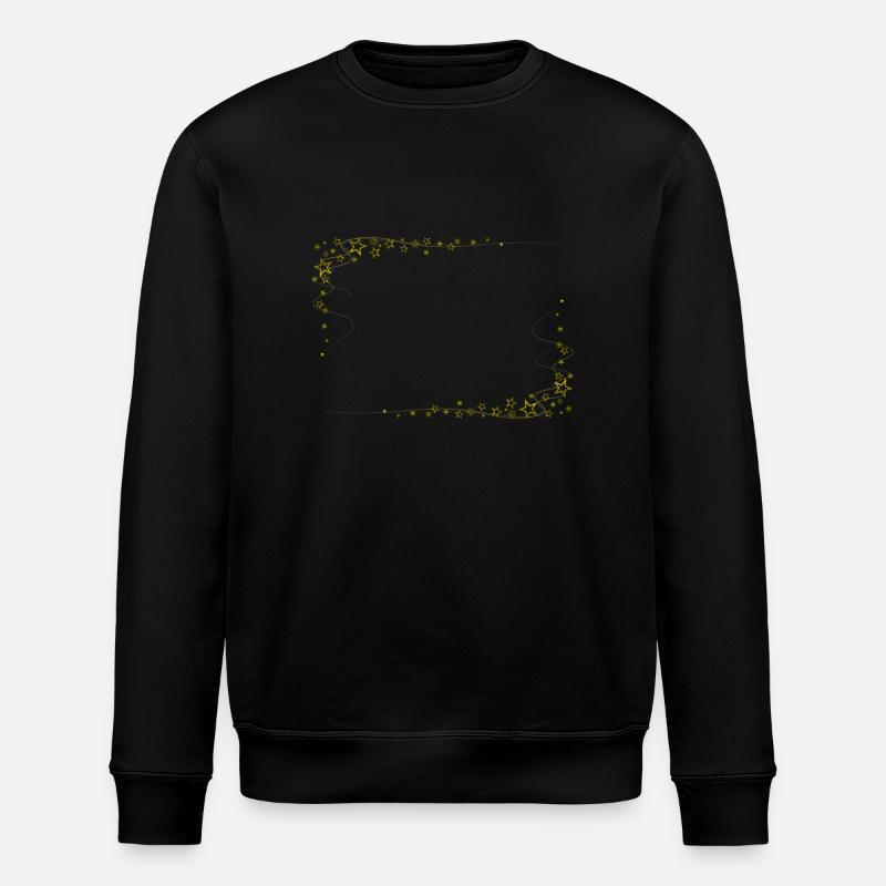 Sternrahmen Gold - Stanley/Stella Unisex Bio-Sweatshirt ROLLER - Schwarz
