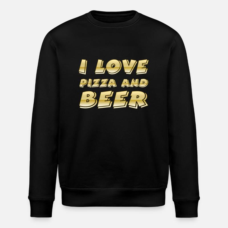 Pizza - Stanley/Stella Unisex Bio-Sweatshirt ROLLER - Schwarz