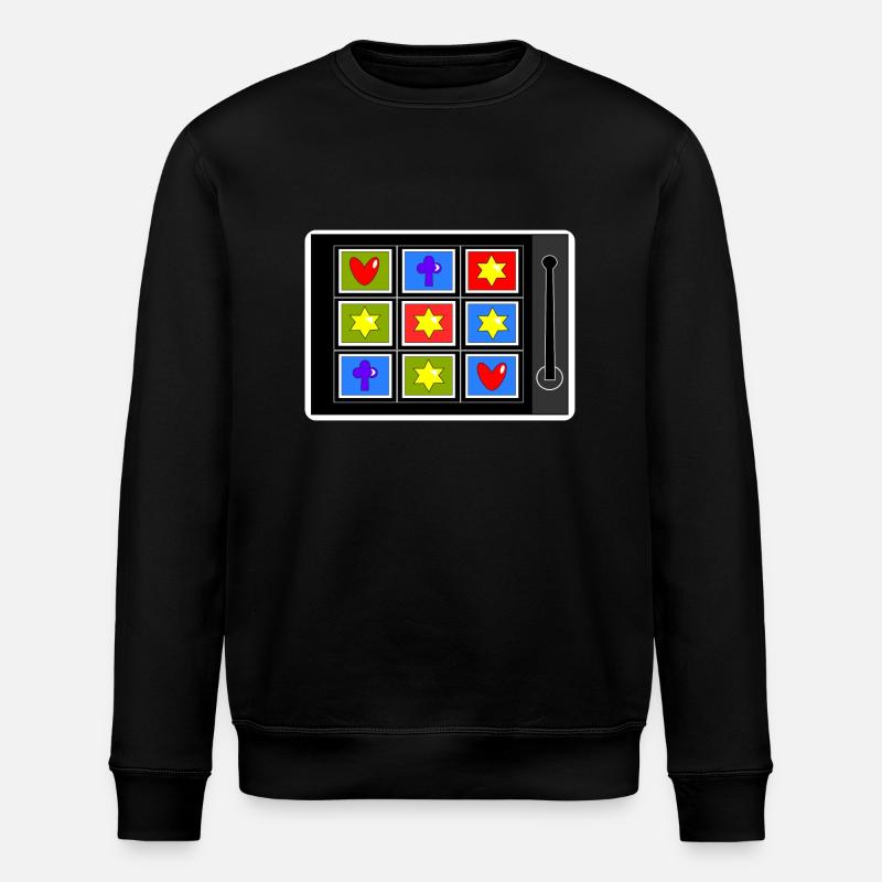 Slot machine - Stanley/Stella Unisex Bio-Sweatshirt ROLLER - Schwarz