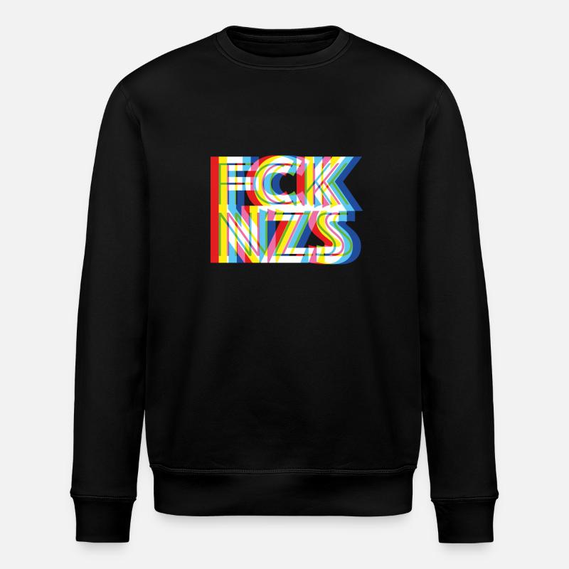 FCK NZS - Stanley/Stella ROLLER Unisex Organic Sweatshirt - black