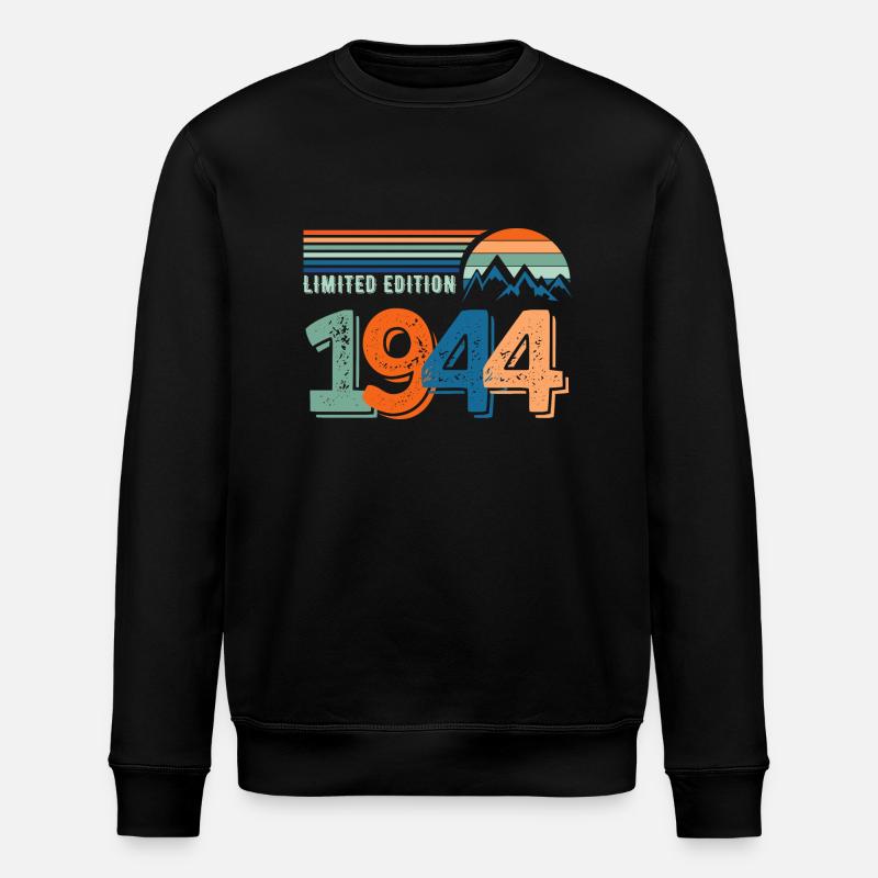 Limited edition 1944 - Stanley/Stella ROLLER Unisex Organic Sweatshirt - black