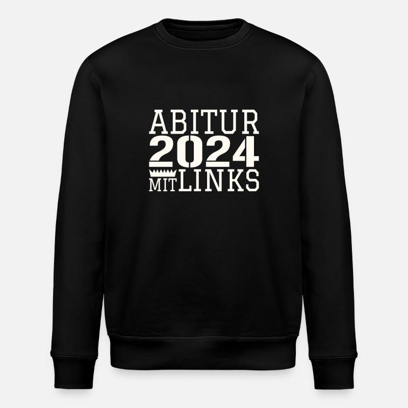 Abi with left hand - Stanley/Stella ROLLER Unisex Organic Sweatshirt - black