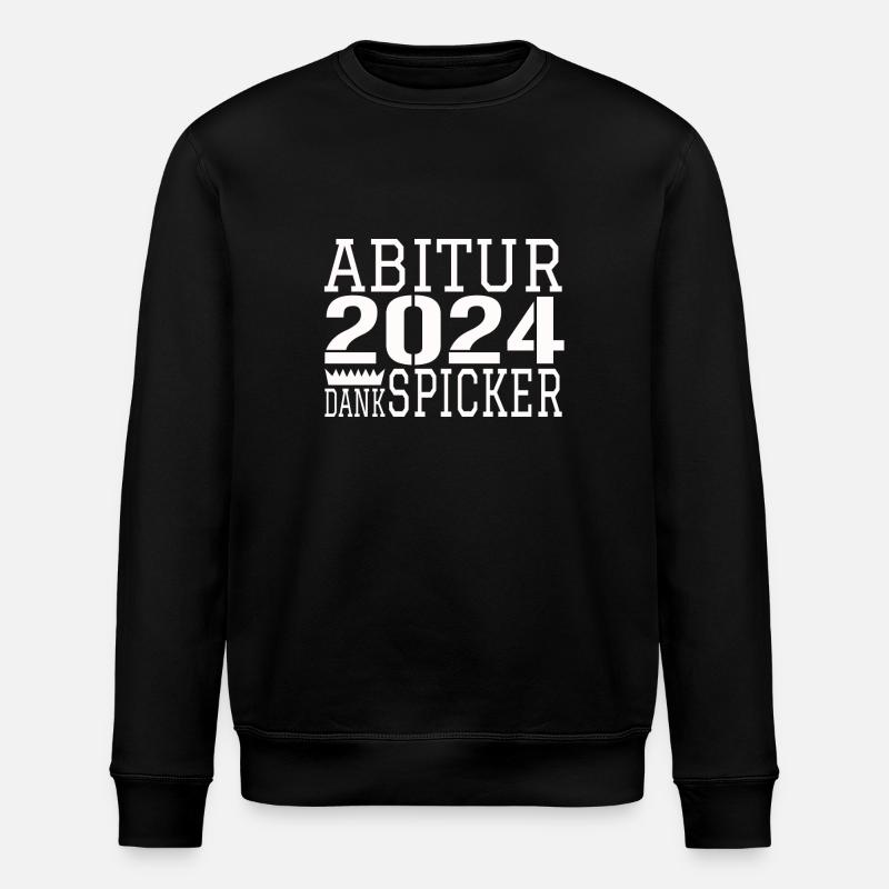 Abitur Spicker - Stanley/Stella ROLLER Unisex Organic Sweatshirt - black