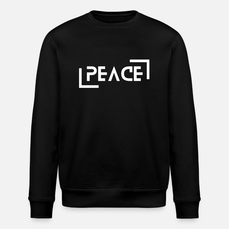 Peace - Stanley/Stella ROLLER Unisex Organic Sweatshirt - black