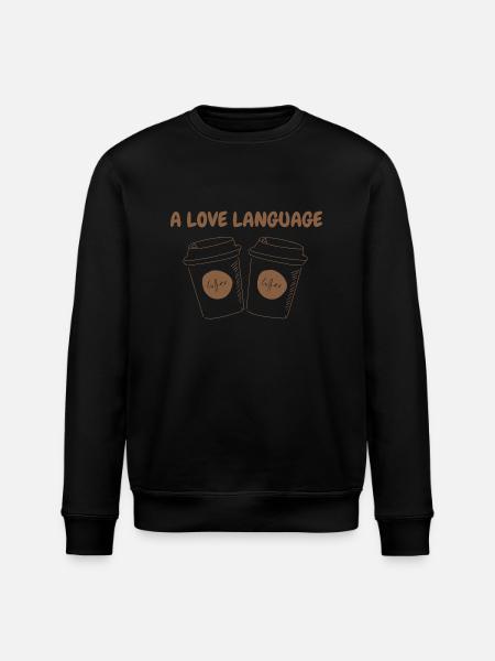 A LOVE LANGUAGE - Stanley/Stella Unisex Bio-Sweatshirt ROLLER - Schwarz