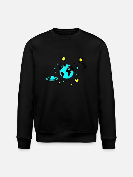 Universe 02 - Stanley/Stella ROLLER Unisex Organic Sweatshirt - black