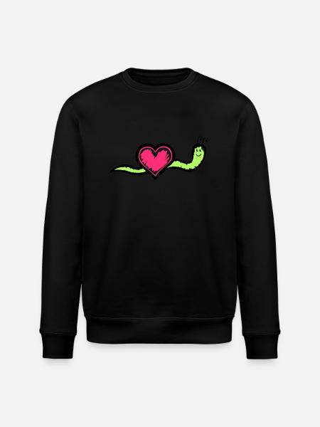 Snail 02 - Stanley/Stella ROLLER Unisex Organic Sweatshirt - black